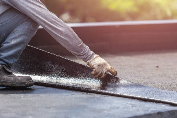 Professional Vapor Barrier Installation technician working in Mcbrides, MI